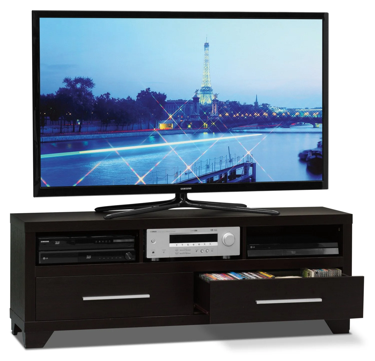 Maldon 60" TV Stand - Espresso - Image 3