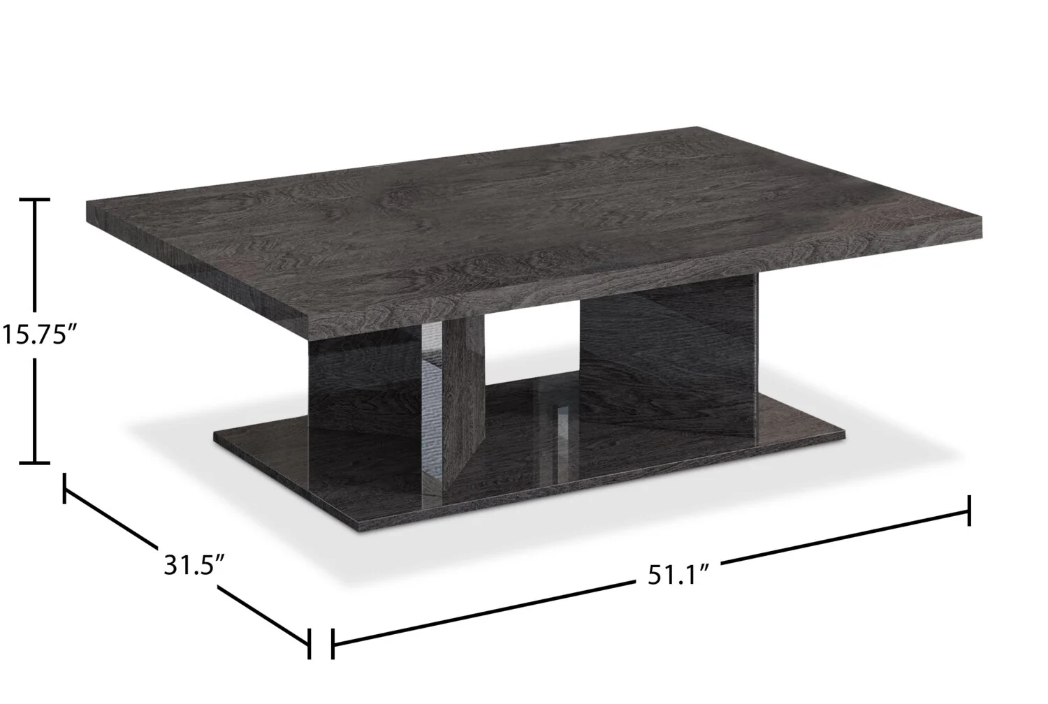 Manassa Coffee Table - Grey Birch - Image 7
