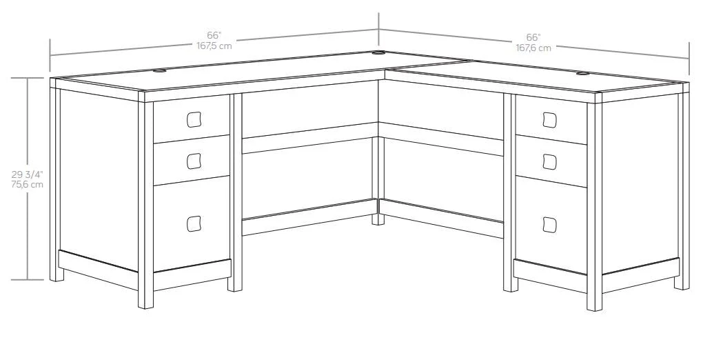 Marcola Commercial Grade L-Shaped Desk - Image 10