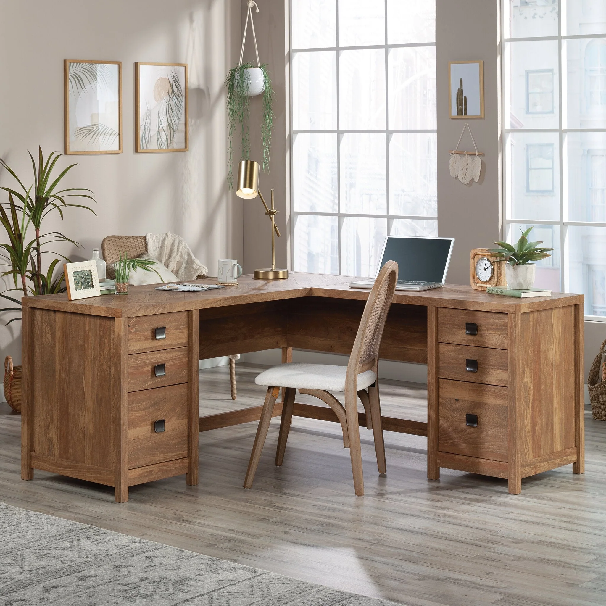 Marcola Commercial Grade L-Shaped Desk - Image 8