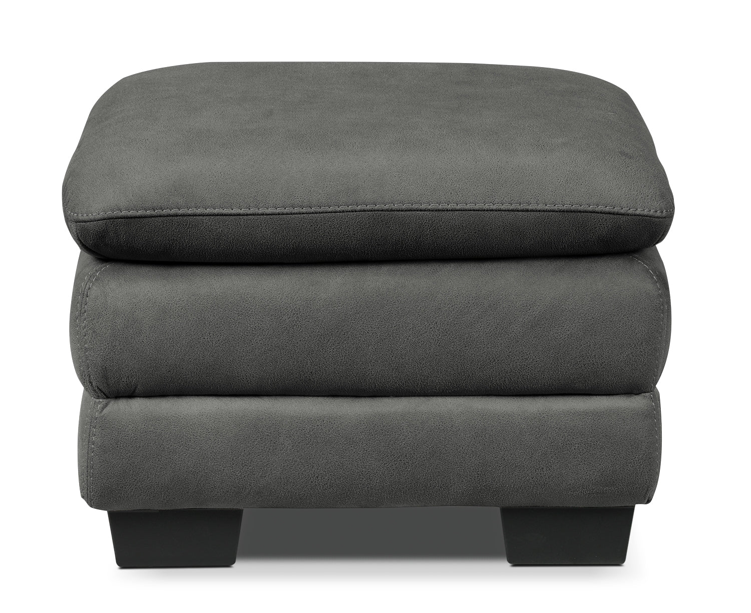 Maree Ottoman - Charcoal - Image 2
