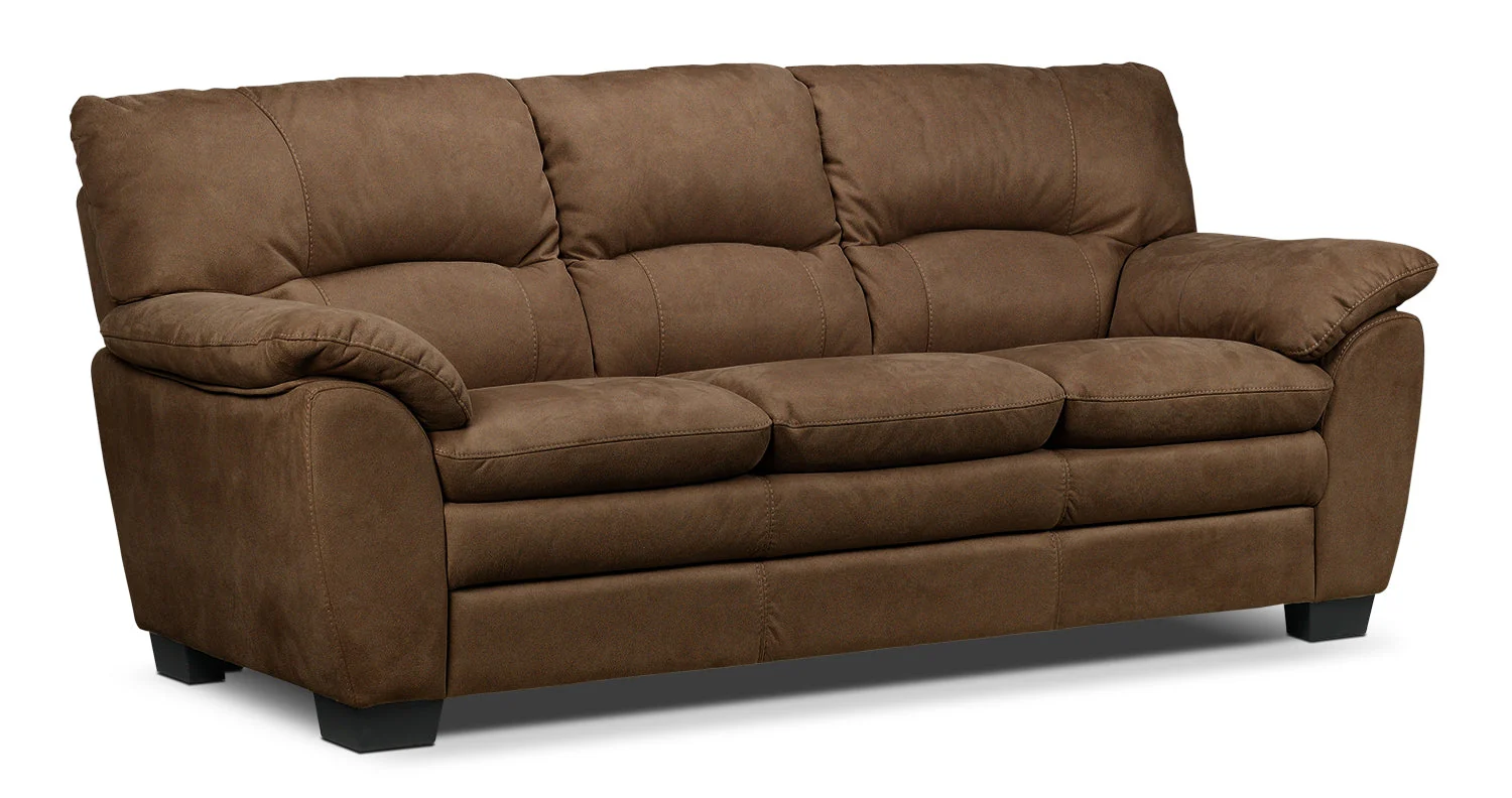 Maree Sofa and Loveseat Set - Hazelnut - Image 2