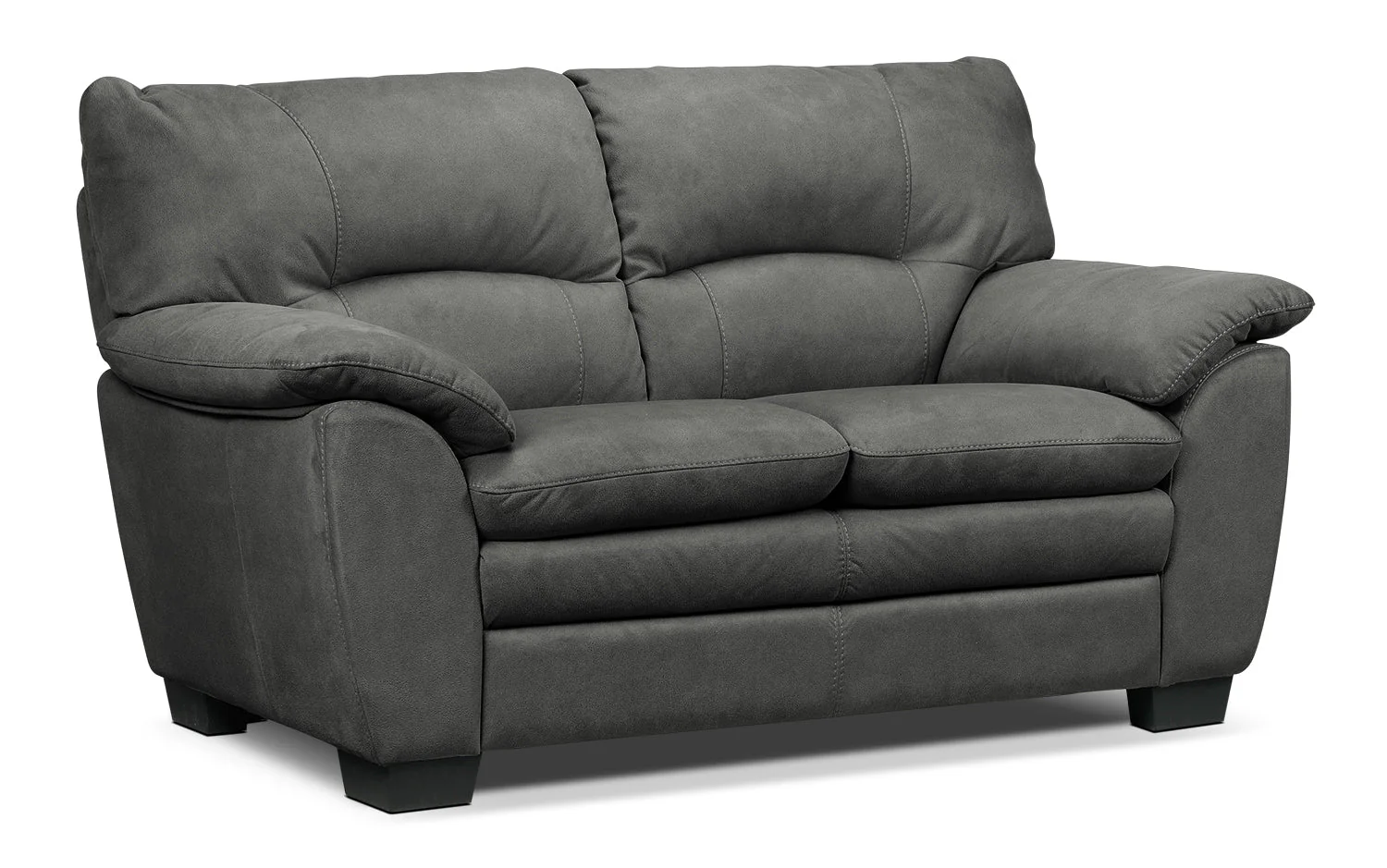 Maree Sofa, Loveseat and Chair Set - Charcoal - Image 3