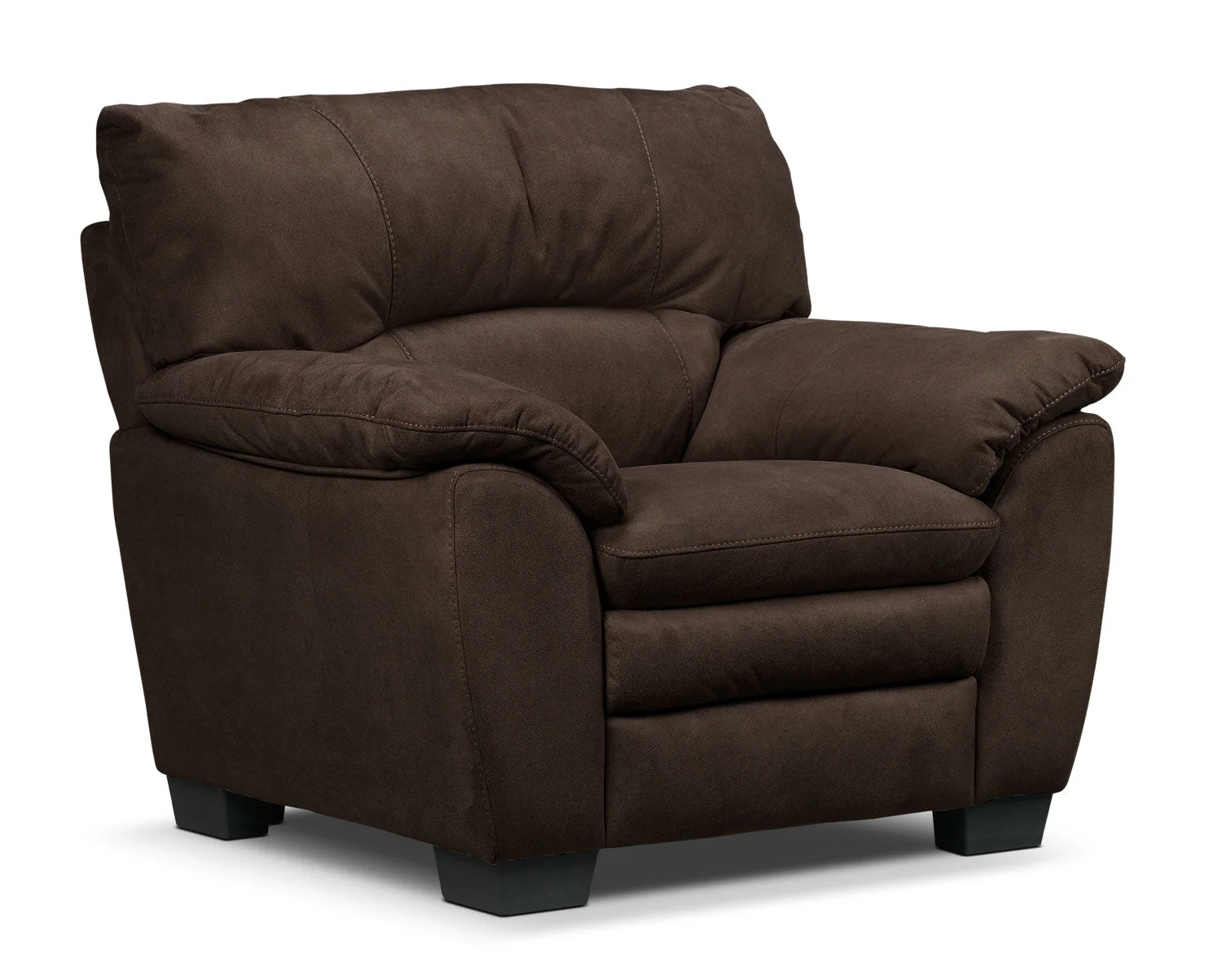 Maree Sofa, Loveseat and Chair Set - Walnut - Image 4