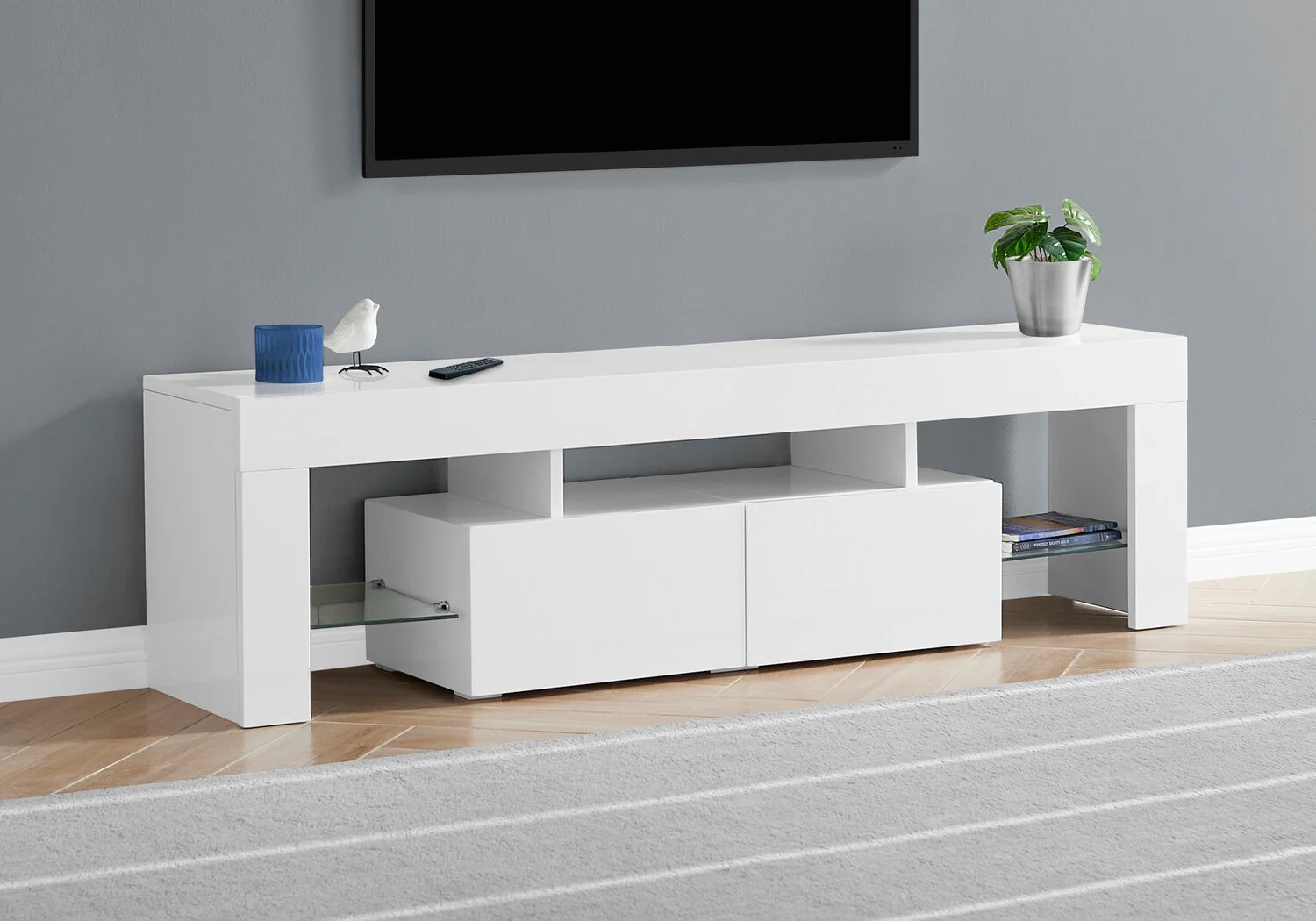 Marfa 63" TV Stand - White - Image 5
