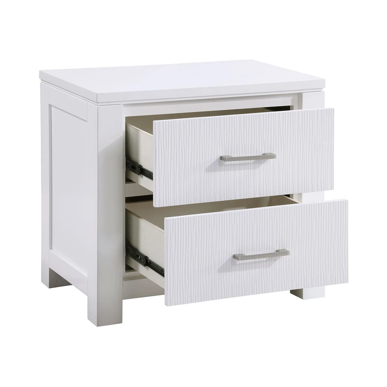 Marie Night Table - White - Image 2