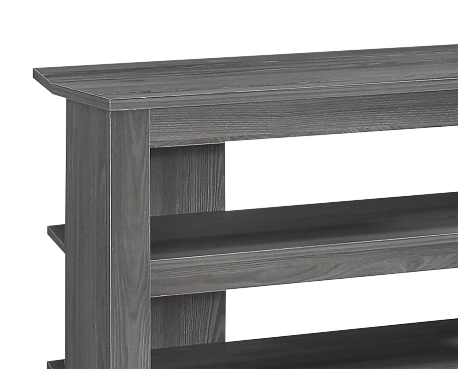 Marjan 42" Corner TV Stand - Grey - Image 2