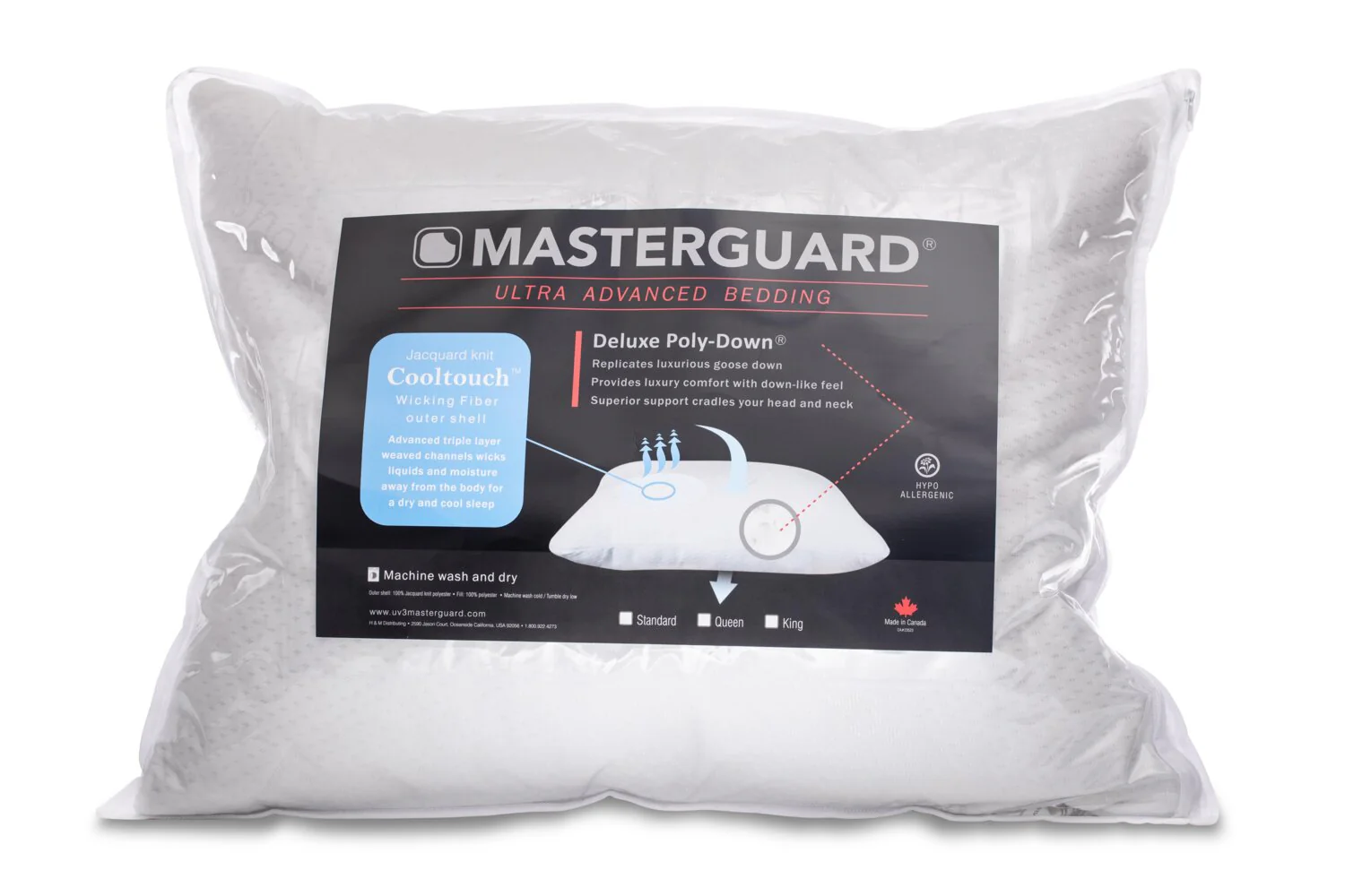 MasterGuard® CoolTouch™ King Pillow - Image 4
