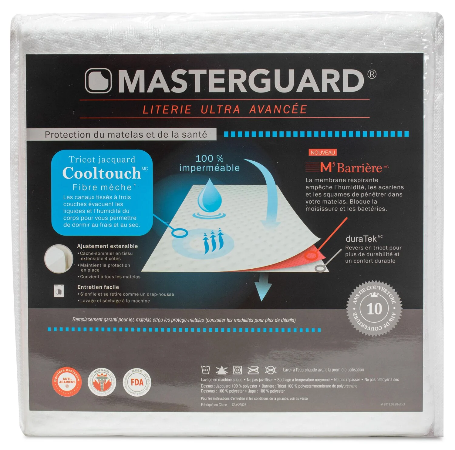 MasterGuard® CoolTouch™ Twin XL Mattress Protector - Image 4