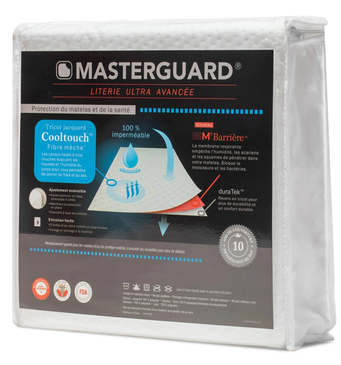 MasterGuard® CoolTouch™ Twin XL Mattress Protector - Image 6