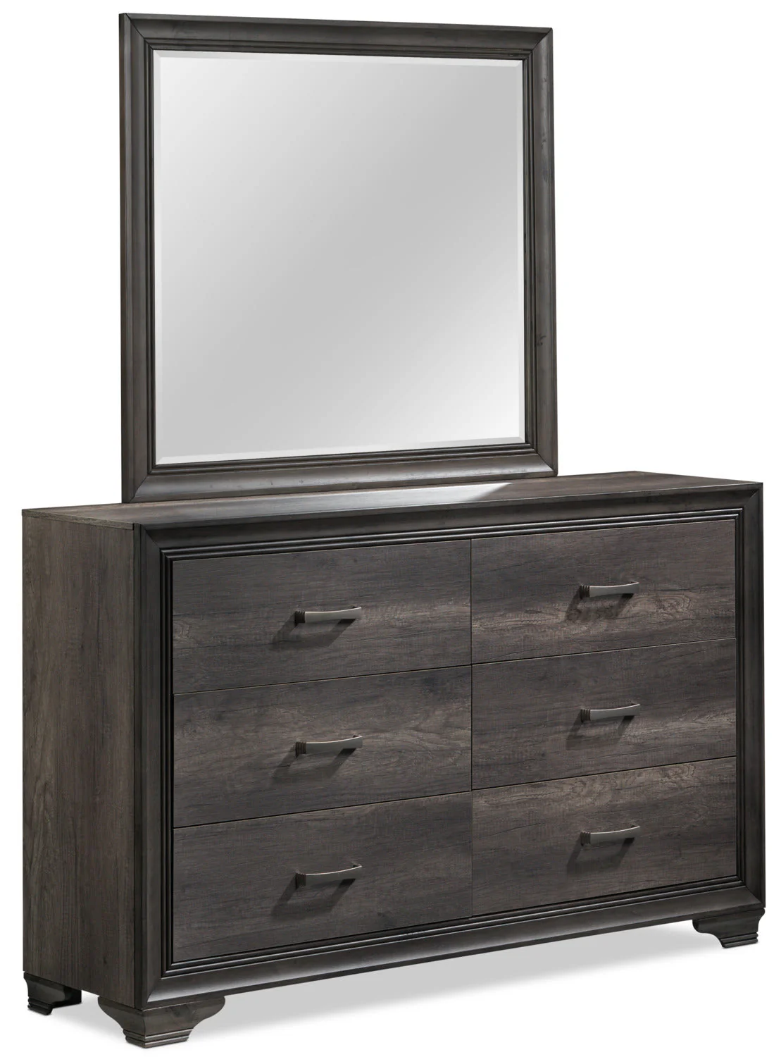 Matilda 6-Piece King Storage Bedroom Package - Weathered Grey - Image 3