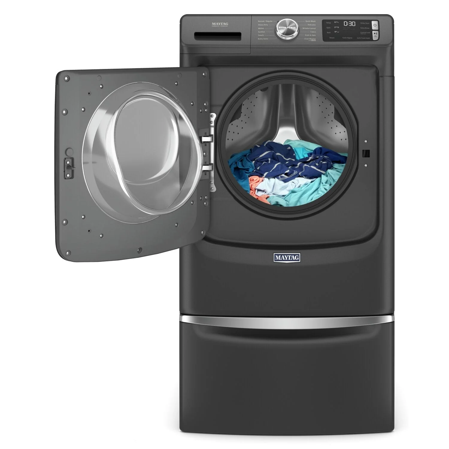 Maytag 15.5" Laundry Pedestal with Storage Drawer - XHPC155MBK - Image 2
