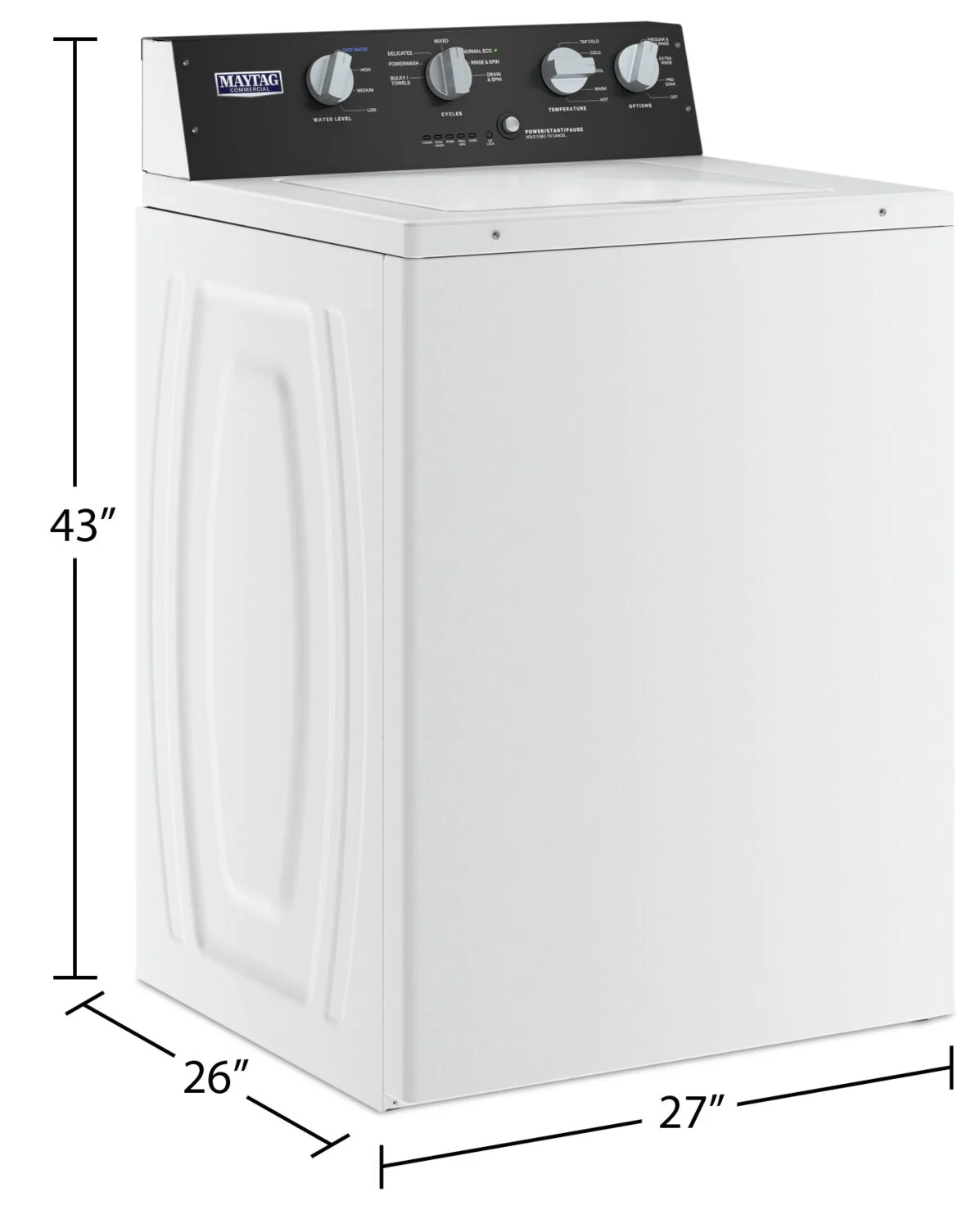 Maytag 4 Cu. Ft. Top-Load Commercial-Grade Residential Washer - MVWP586GW - Image 6