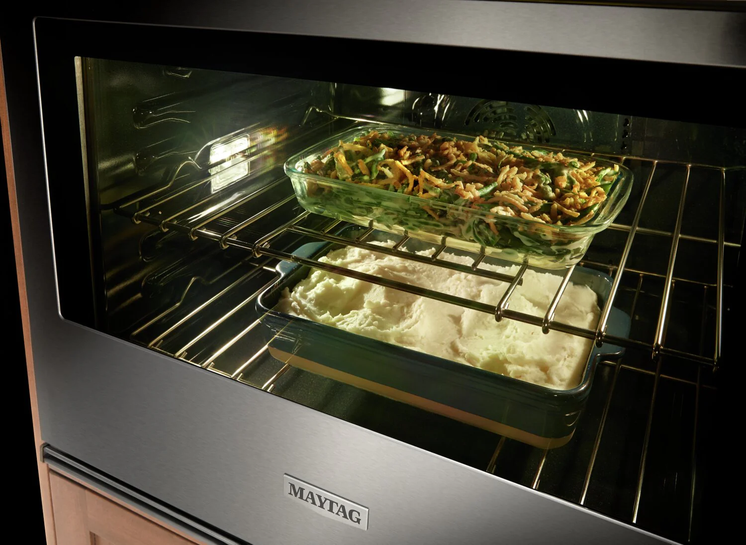 Maytag 4.3 Cu. Ft. Single Wall Oven with Air Fry and Basket - MOES6027LZ - Image 6
