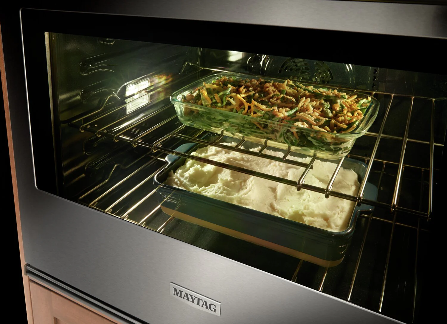 Maytag 5 Cu. Ft. Single Wall Oven with Air Fry and Basket - MOES6030LZ - Image 6