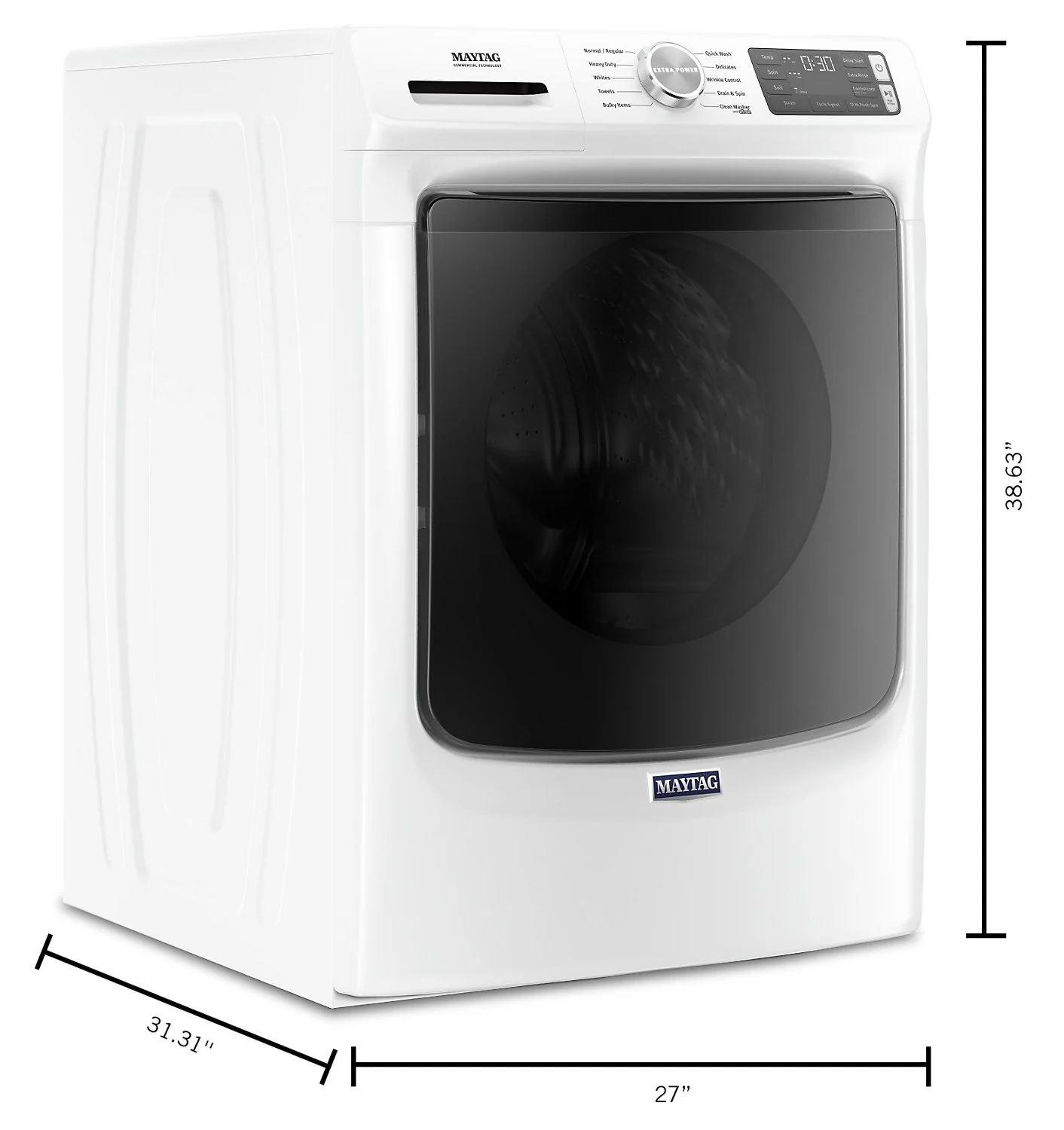 Maytag 5.2 Cu. Ft. Front-Load Washer with Extra Power - MHW5630HW - Image 5