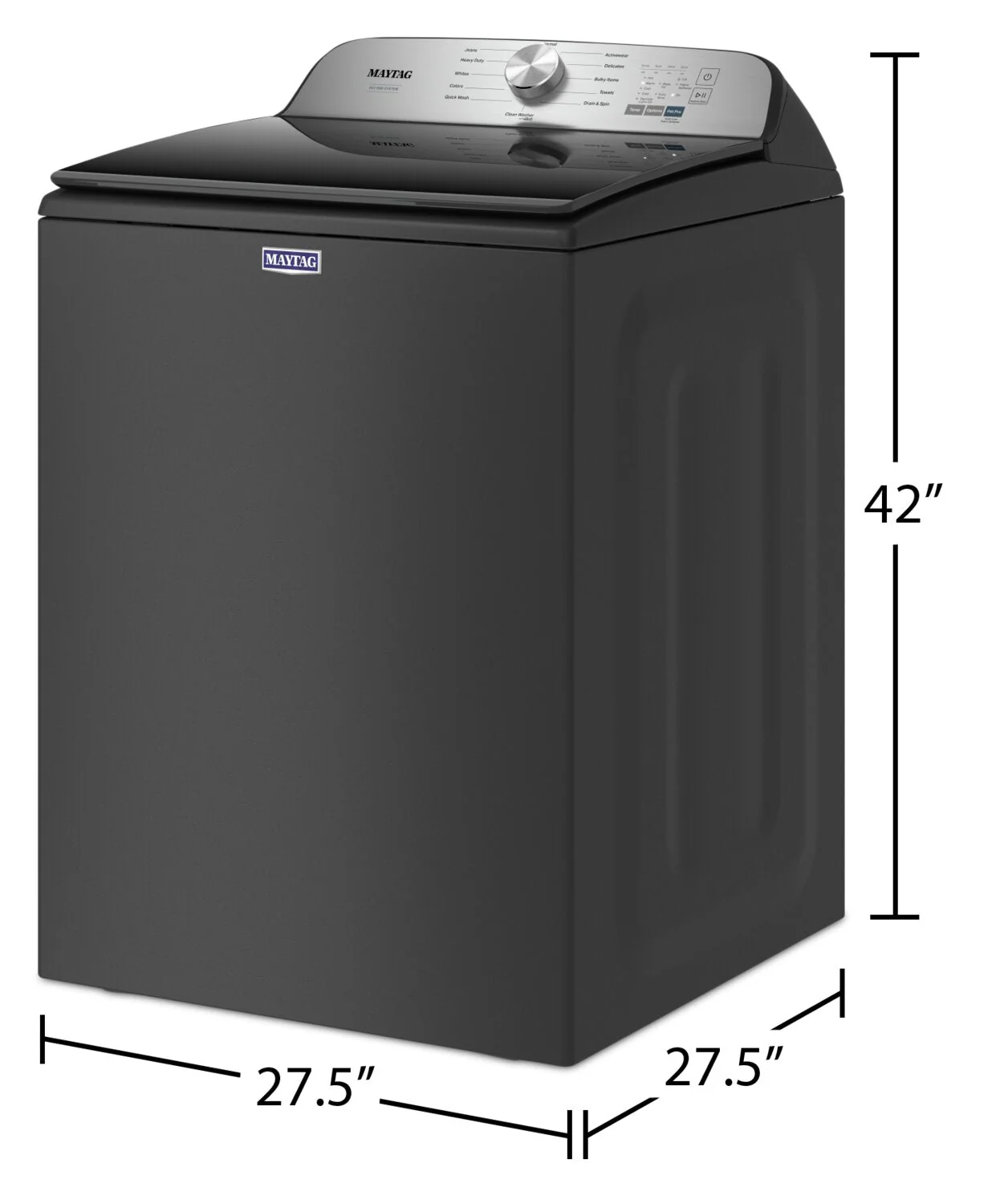Maytag 5.4 Cu. Ft. Pet Pro Top-Load Washer - MVW6500MBK - Image 8