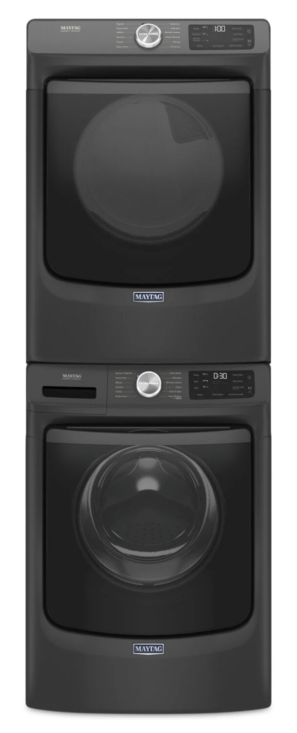 Maytag 5.5 Cu. Ft. Front-Load Washer and 7.3 Cu. Ft. Electric Dryer with Extra Power - MHW6630B/YMED663B - Image 4
