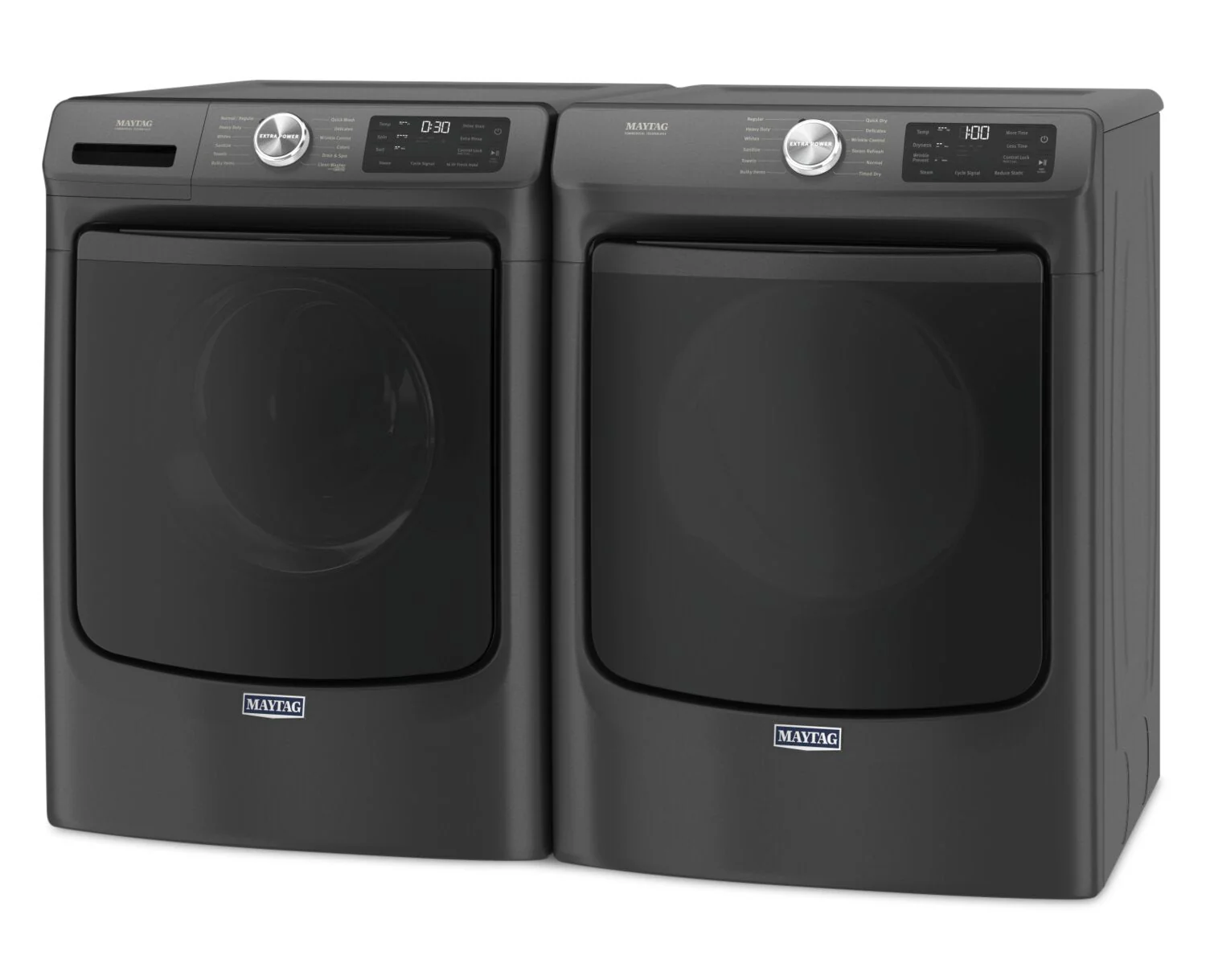 Maytag 5.5 Cu. Ft. Front-Load Washer and 7.3 Cu. Ft. Electric Dryer with Extra Power - MHW6630B/YMED663B - Image 5
