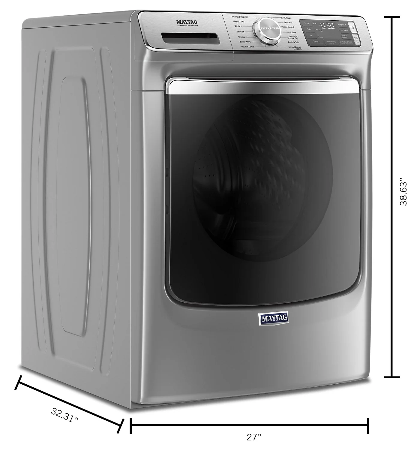 Maytag 5.8 Cu. Ft. Smart Front-Load Washer with Extra Power - MHW8630HC - Image 6