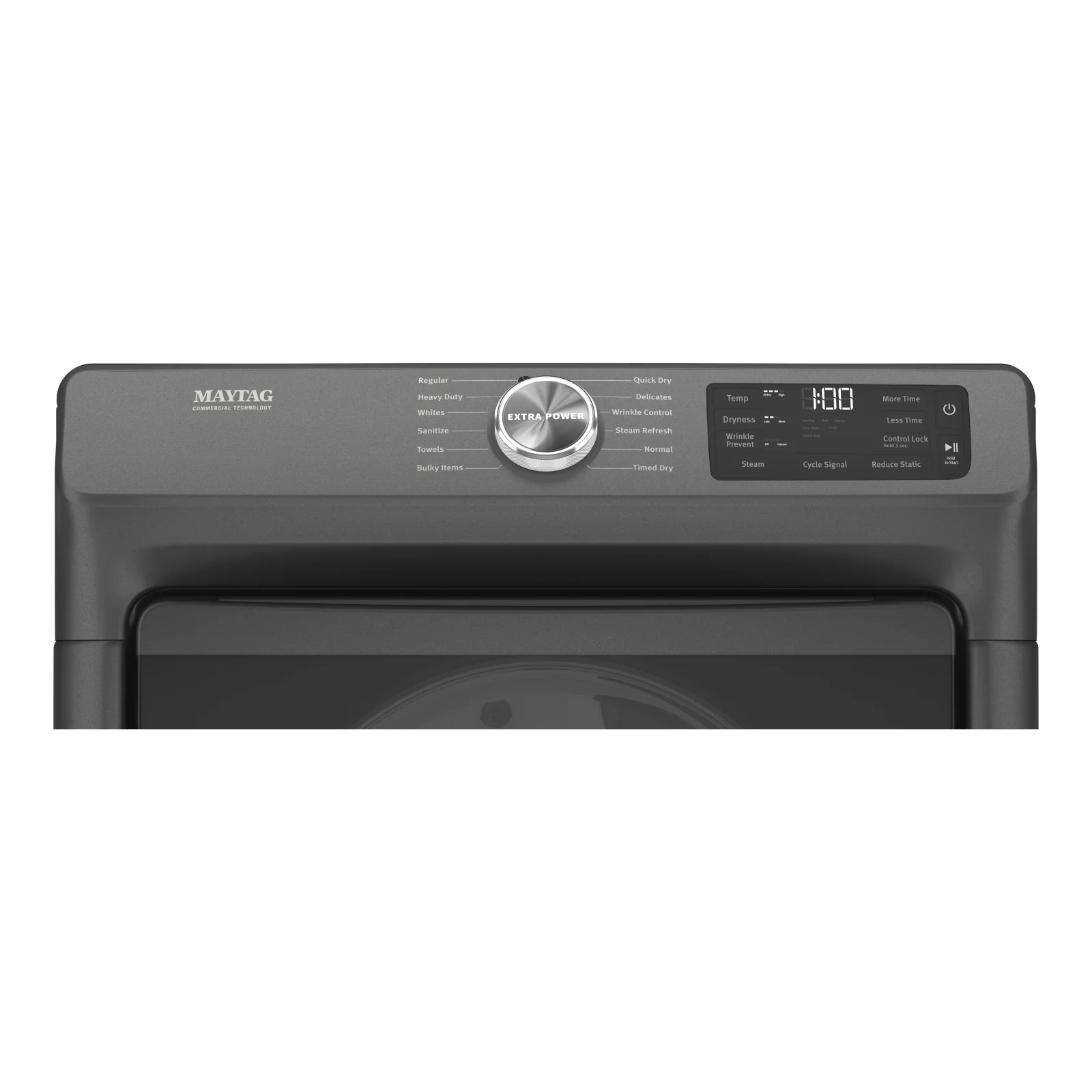 Maytag 7.3 Cu. Ft. Electric Dryer with Extra Power and Quick Dry - YMED6630MBK - Image 3