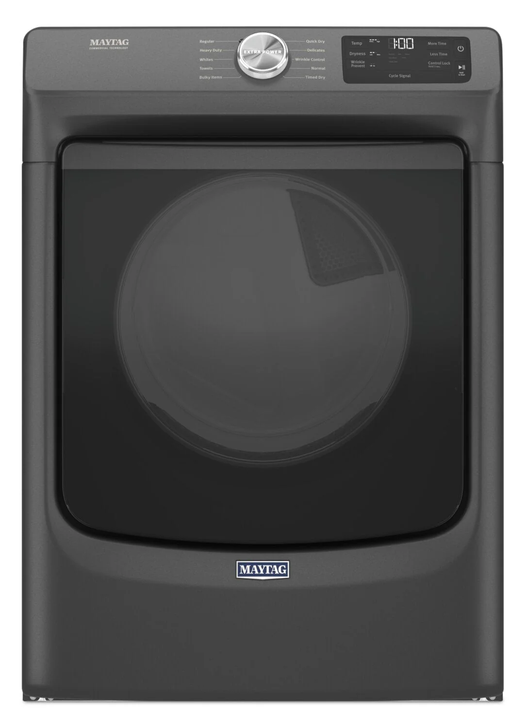 Maytag 7.3 Cu. Ft. Gas Dryer with Extra Power and Quick Dry - MGD5630MBK