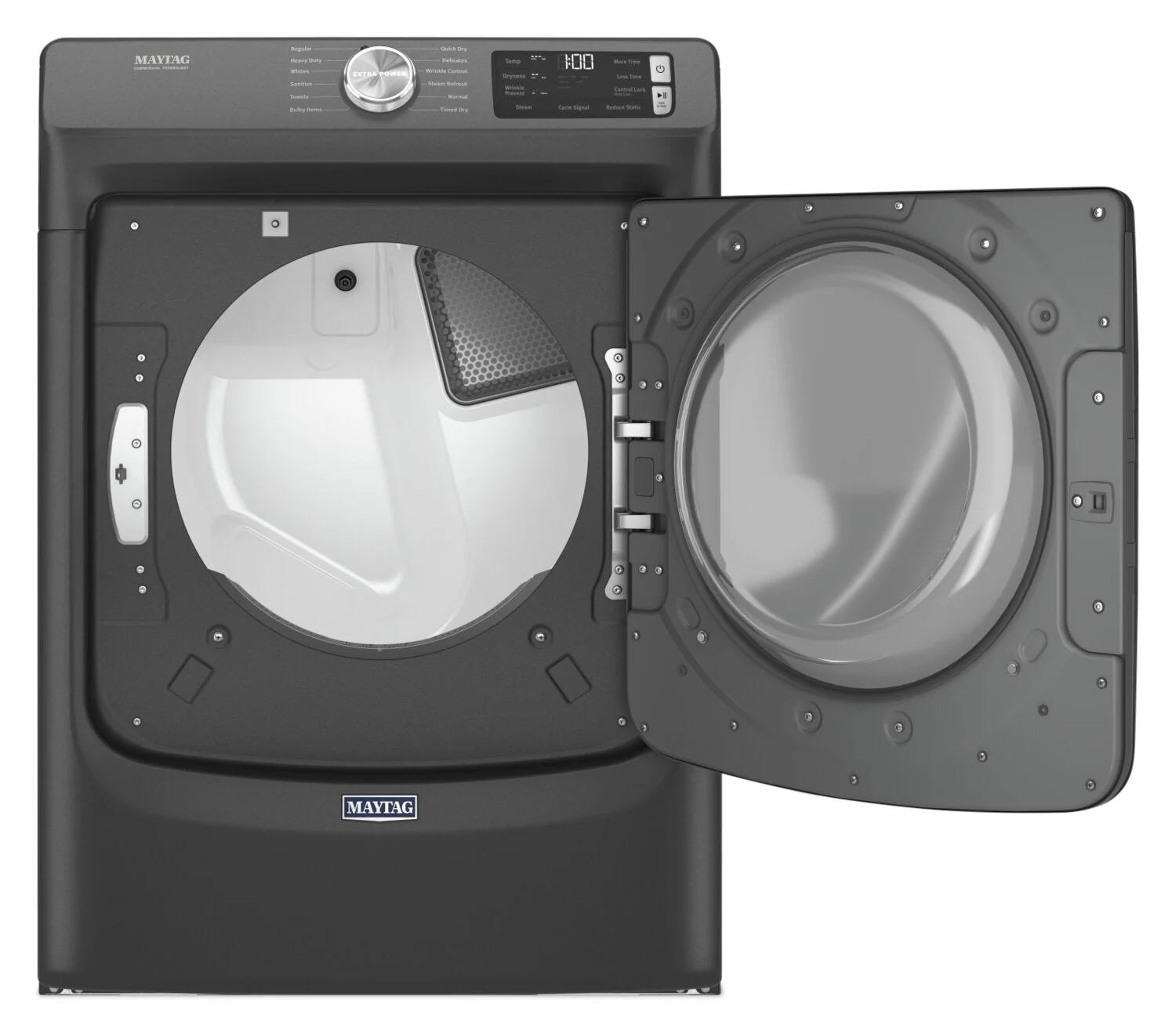 Maytag 7.3 Cu. Ft. Gas Dryer with Extra Power and Quick Dry - MGD6630MBK - Image 2