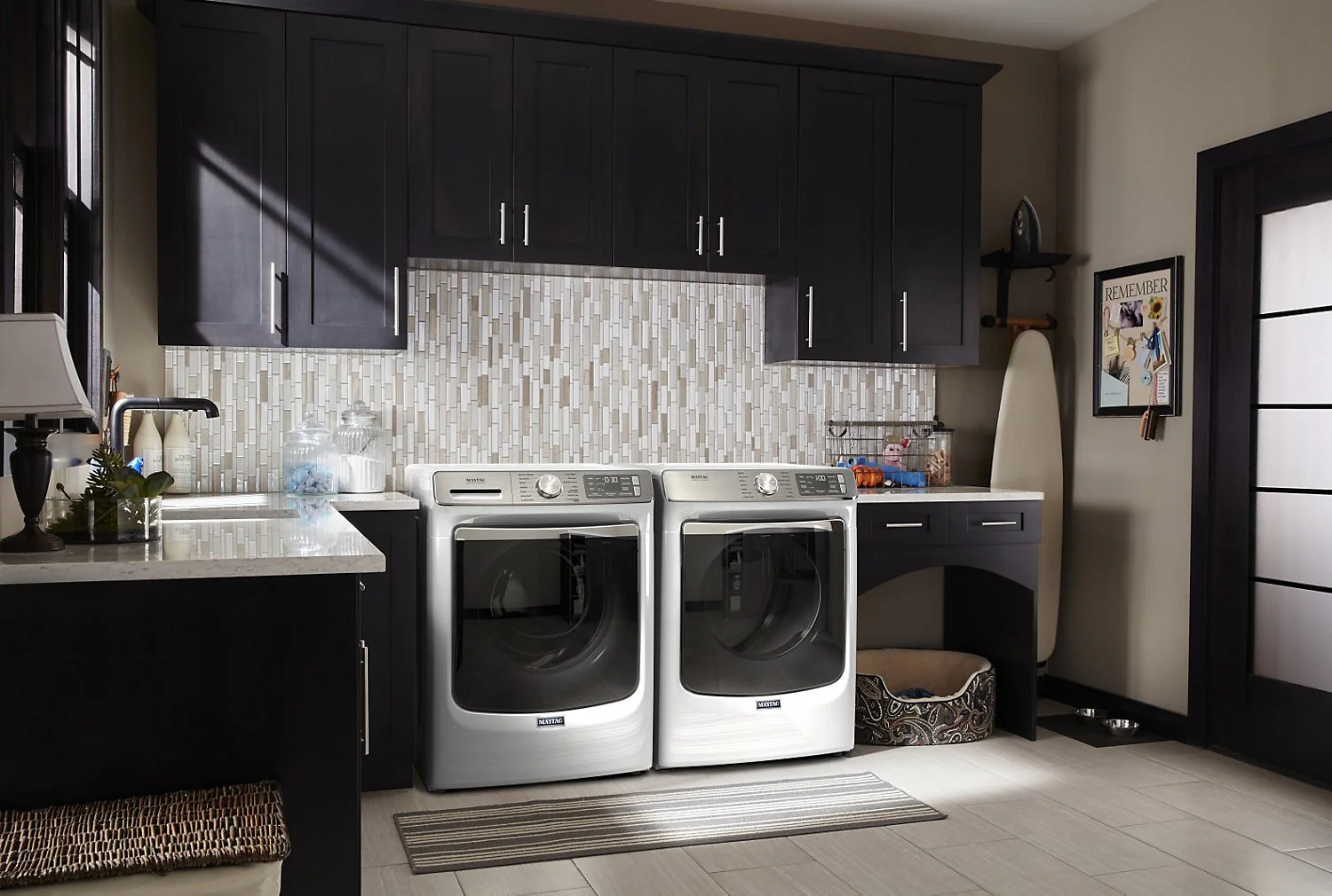 Maytag 7.3 Cu. Ft. Smart Front-Load Electric Dryer with Extra Power and Steam - YMED8630HW - Image 3
