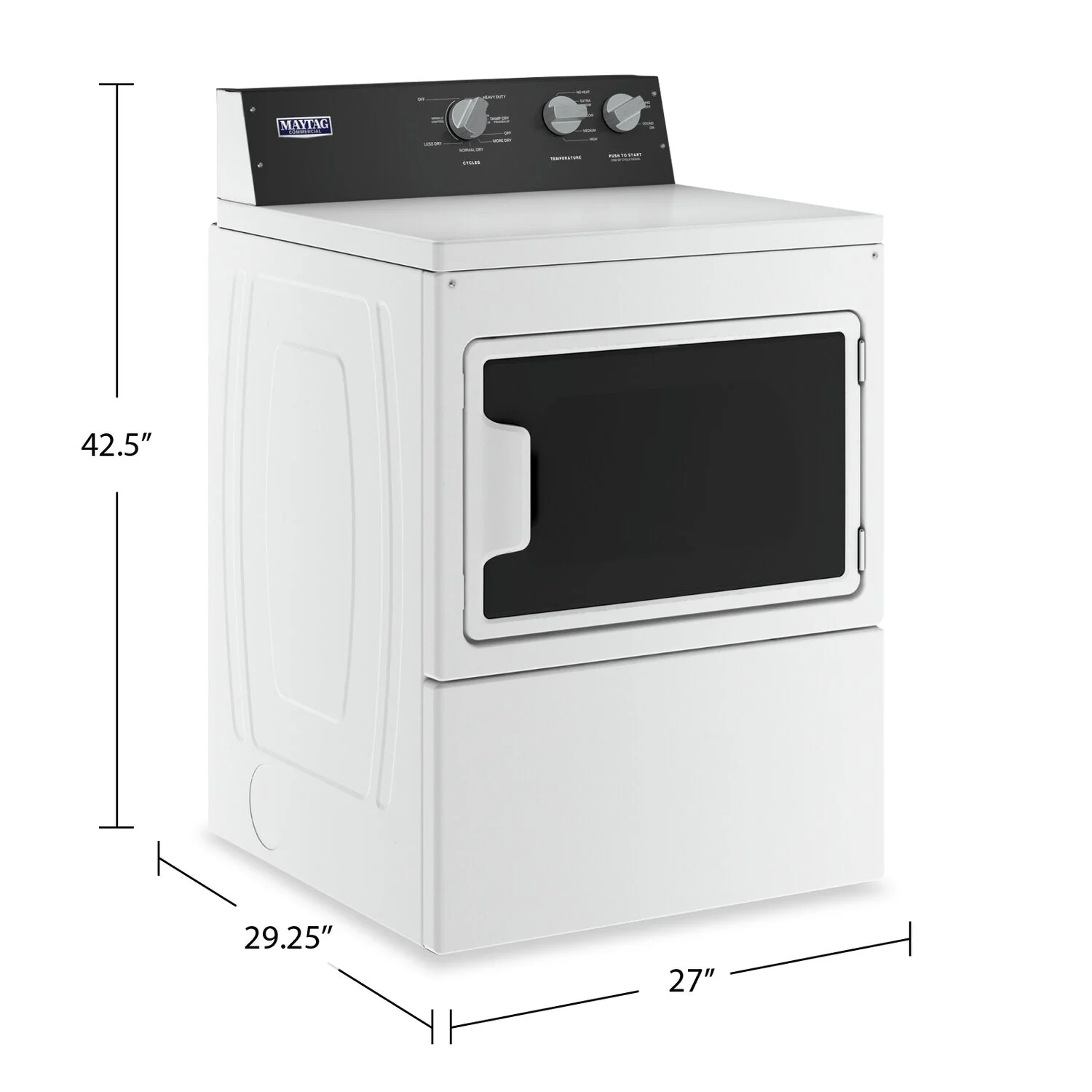 Maytag 7.4 Cu. Ft. Gas Commercial-Grade Residential Dryer - MGDP586KW - Image 7
