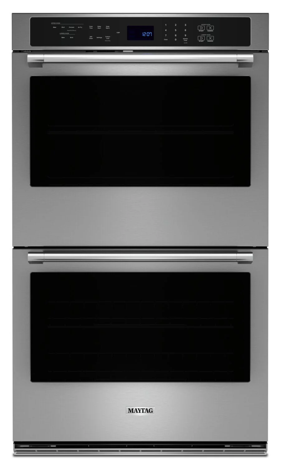 Maytag 8.6 Cu. Ft. Double Wall Oven with Air Fry and Basket - MOED6027LZ