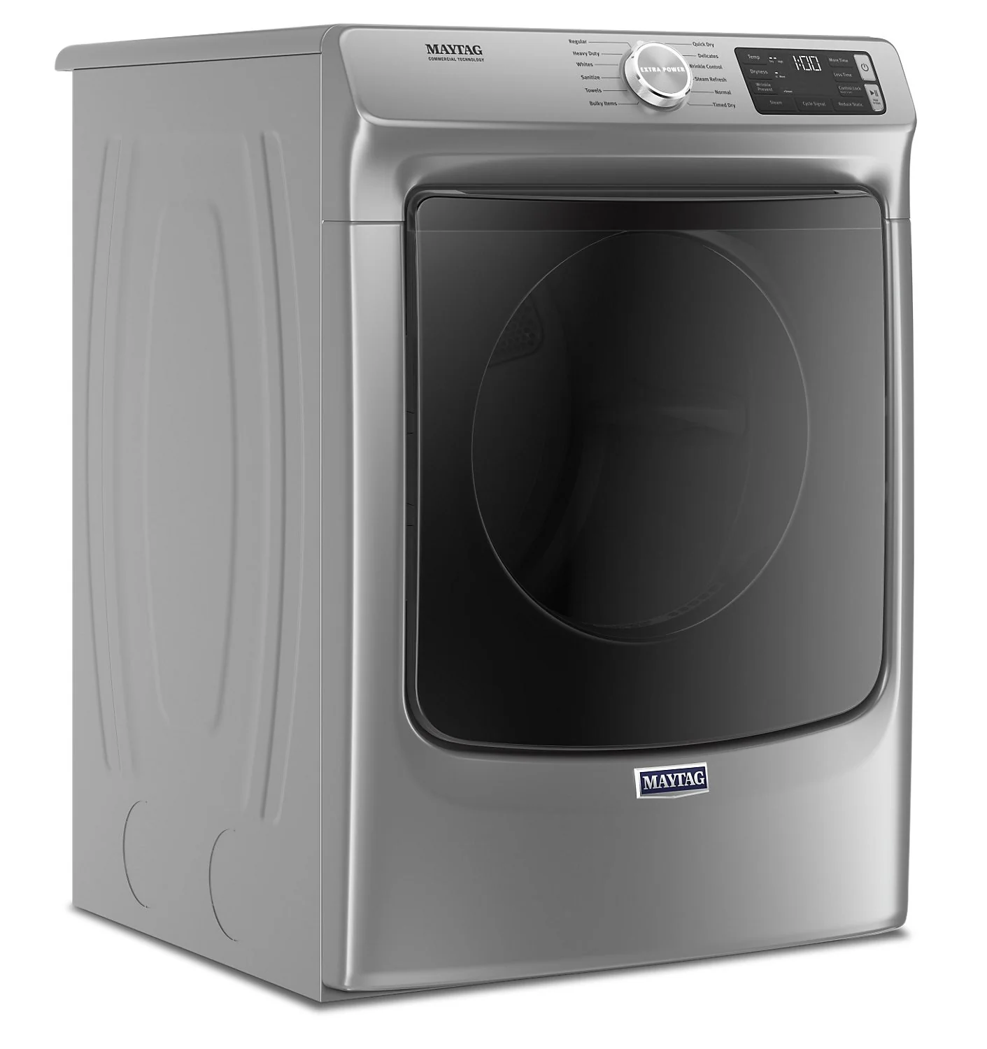 Maytag Front-Load 5.5 Cu. Ft. Washer with Extra Power and 7.3 Cu. Ft. Electric Steam Dryer - Slate - Image 11