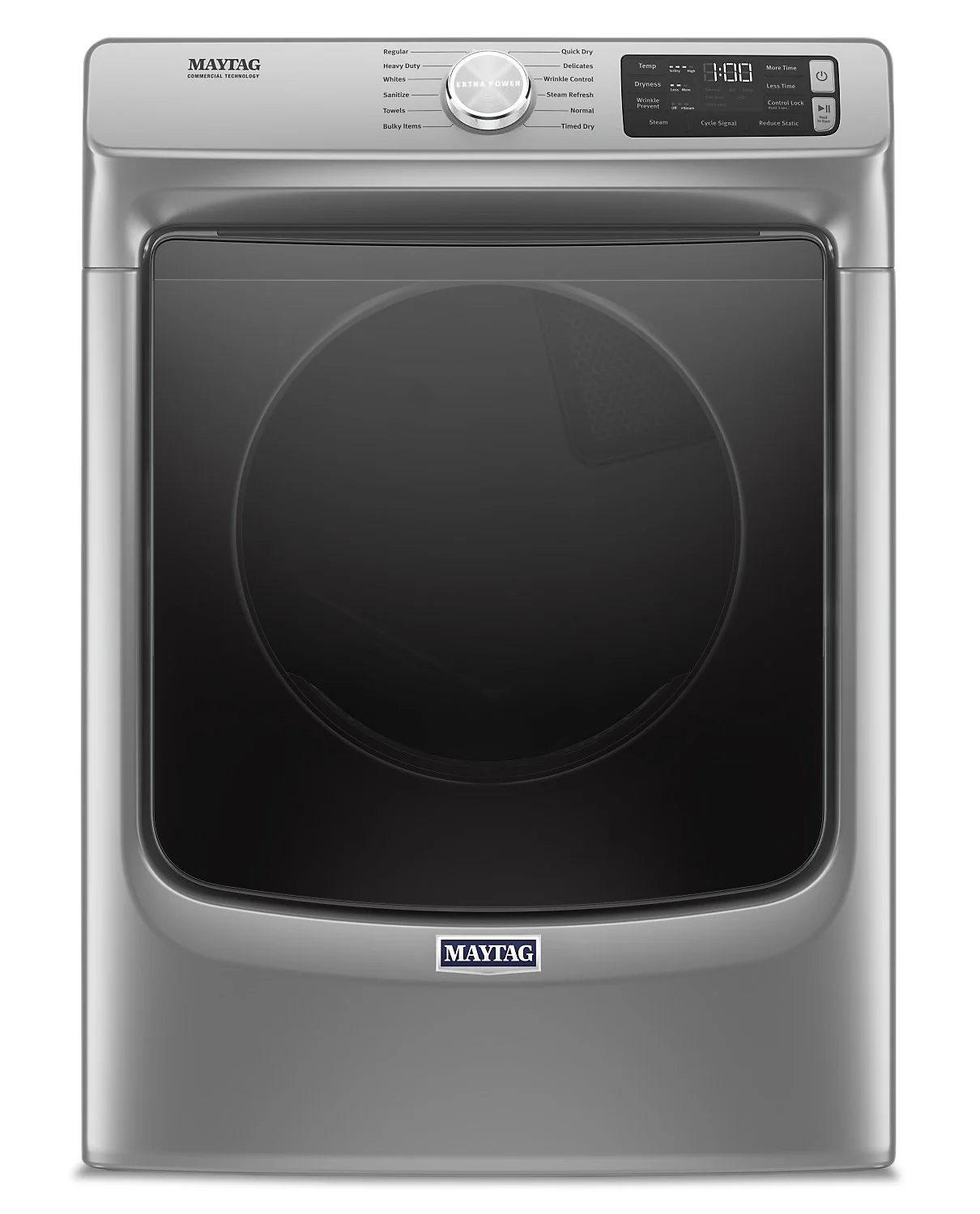 Maytag Front-Load 5.5 Cu. Ft. Washer with Extra Power and 7.3 Cu. Ft. Electric Steam Dryer - Slate - Image 15
