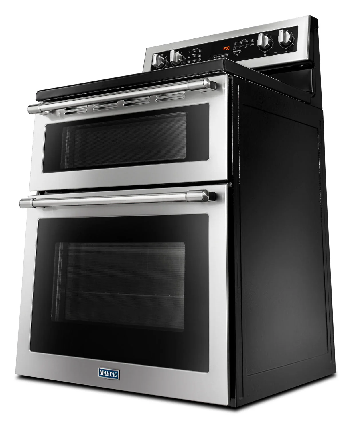Maytag Stainless Steel Freestanding Electric Double Oven Range (6.7 Cu. Ft.) - YMET8800FZ - Image 4