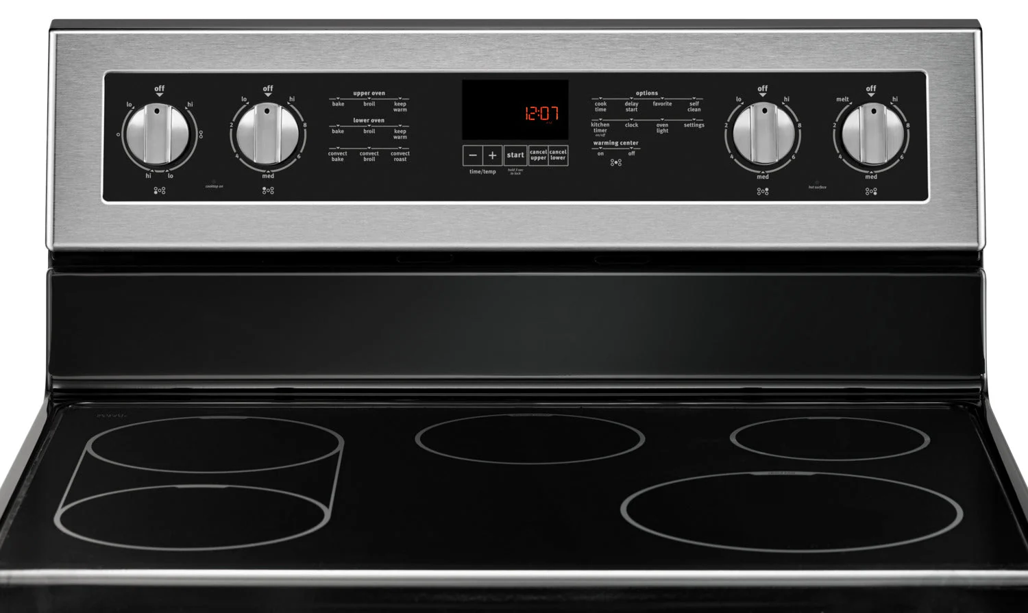 Maytag Stainless Steel Freestanding Electric Double Oven Range (6.7 Cu. Ft.) - YMET8800FZ - Image 7