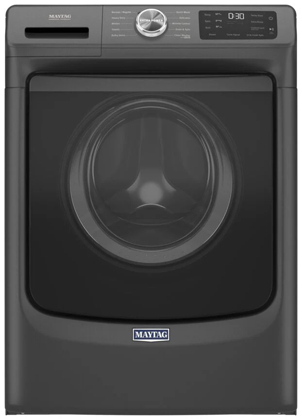 Maytag Volcano Black Front Load Washer with Extra Power and 12-Hr Fresh Spin™ (5.2 cu. ft.) - MHW5630MBK