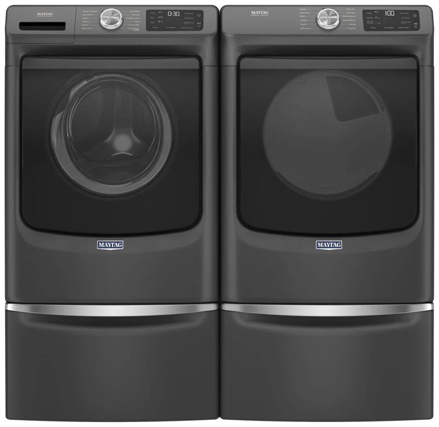 Maytag Volcano Black Gas Dryer with Extra Power and Quick Cycle (7.3 cu. ft.) - MGD6630MBK - Image 8