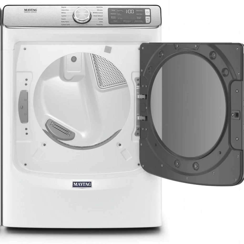 Maytag White Electric Dryer (7.3 C. Ft.) - YMED8630HW - Image 2