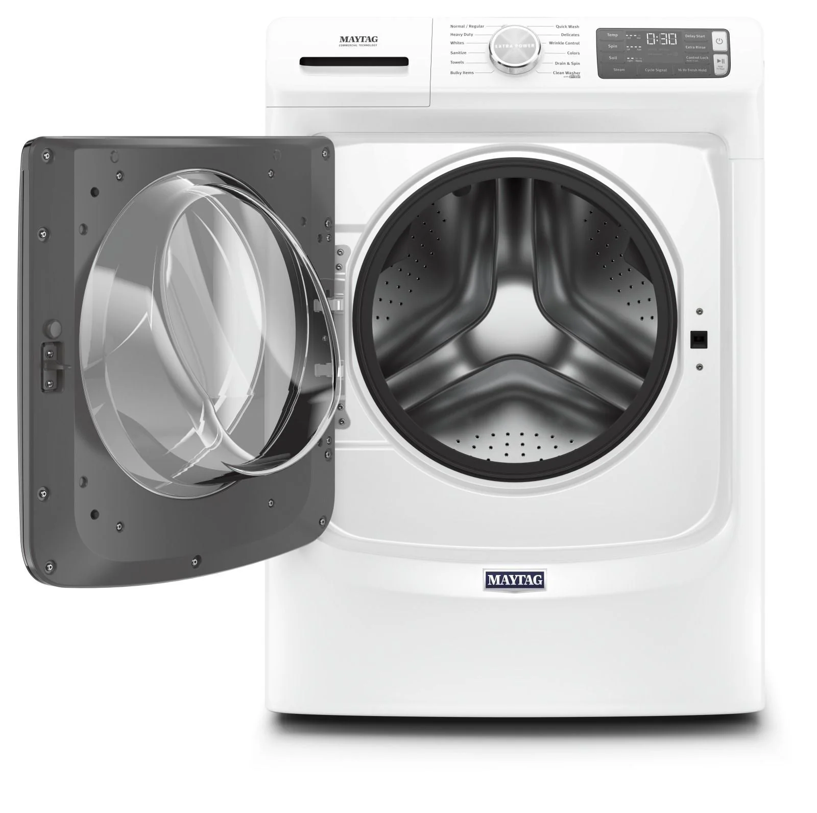 Maytag White Front Load Washer (5.5 cu.ft.) - MHW6630HW - Image 2