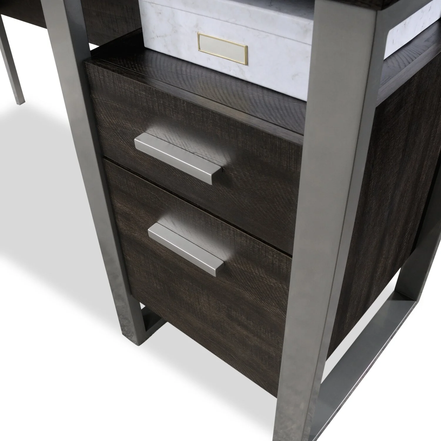 Mazama L-Shaped Desk - Blade Walnut - Image 4