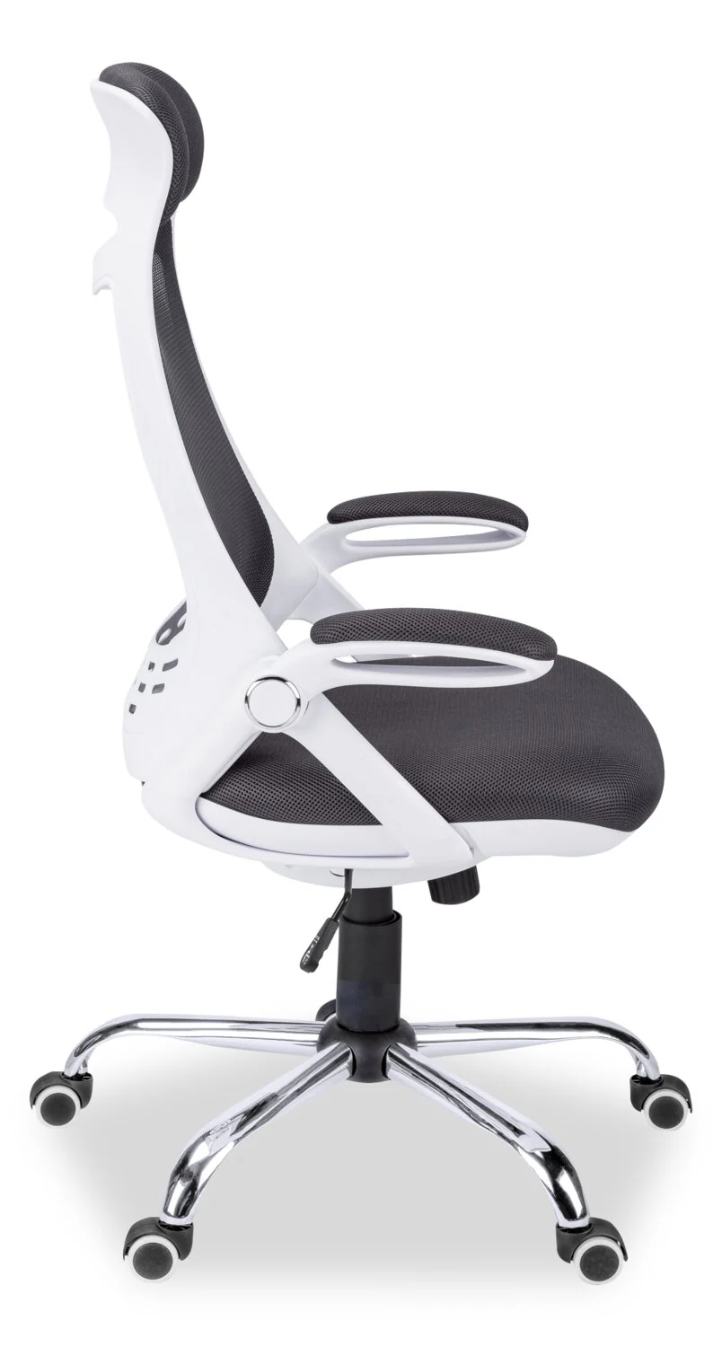 Meade Executive Mesh Office Chair - White - Image 4