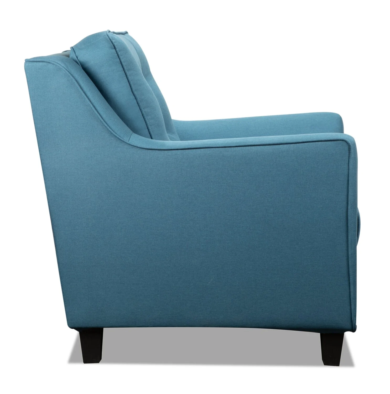 Merrigan Linen-Look Fabric Chair - Blue - Image 7