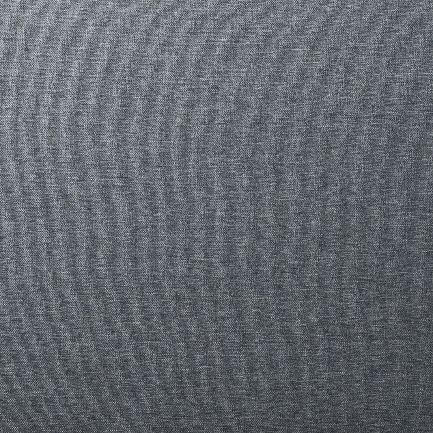 Merrigan Linen-Look Fabric Loveseat - Grey - Image 3