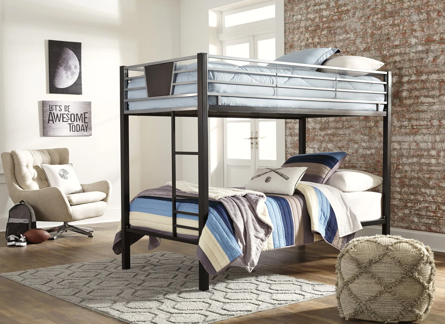 Mertson Twin Bunk Bed - Image 3