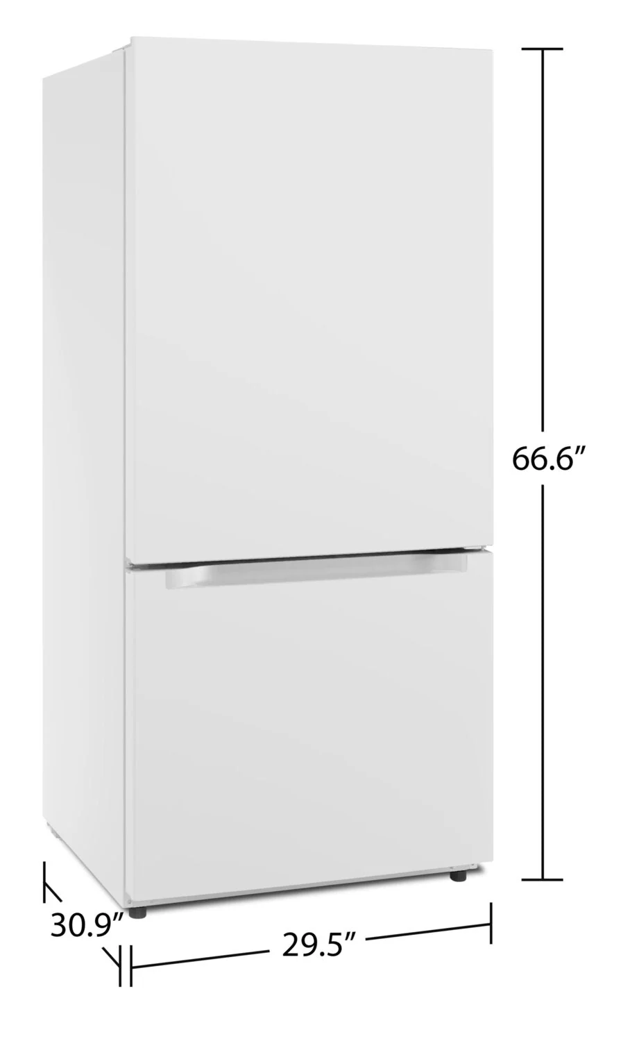 Midea 18.7 Cu. Ft. Bottom-Freezer Refrigerator - MRB19B7AWW - Image 9