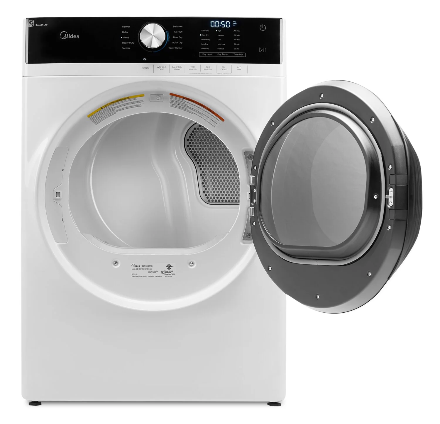 Midea 8 Cu. Ft. Electric Dryer - MLE52N4AWW - Image 3