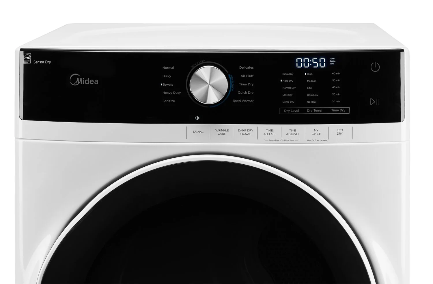 Midea 8 Cu. Ft. Electric Dryer - MLE52N4AWW - Image 4