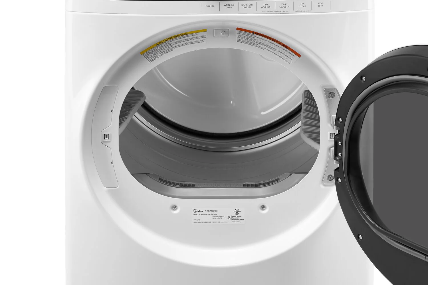 Midea 8 Cu. Ft. Electric Dryer - MLE52N4AWW - Image 6