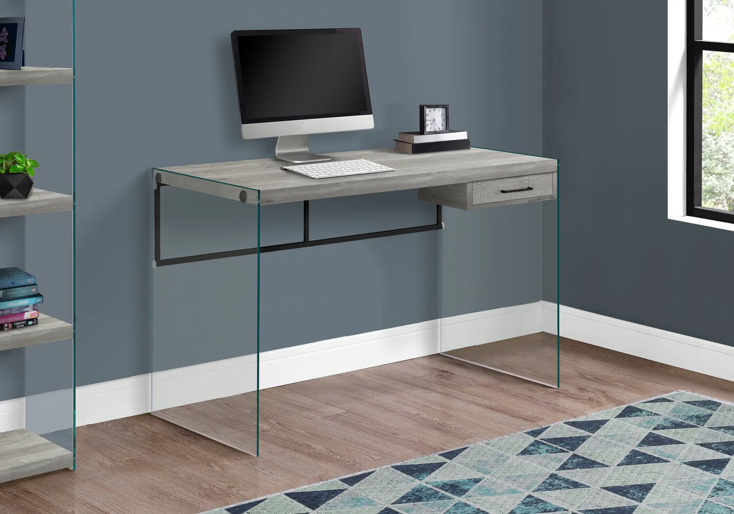 Mills Desk - Grey - Image 3