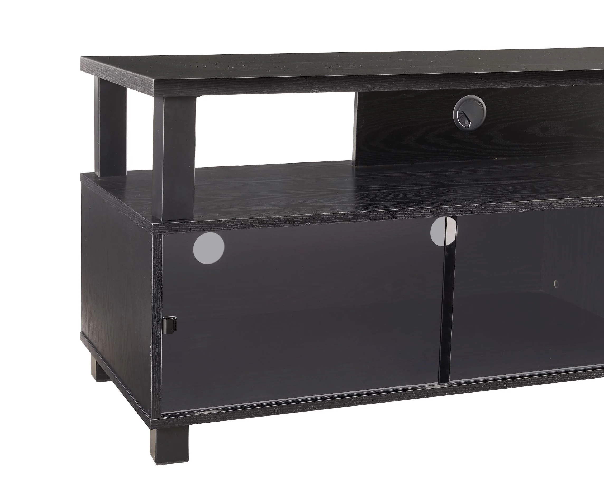 Milne 75" TV Stand - Black - Image 3