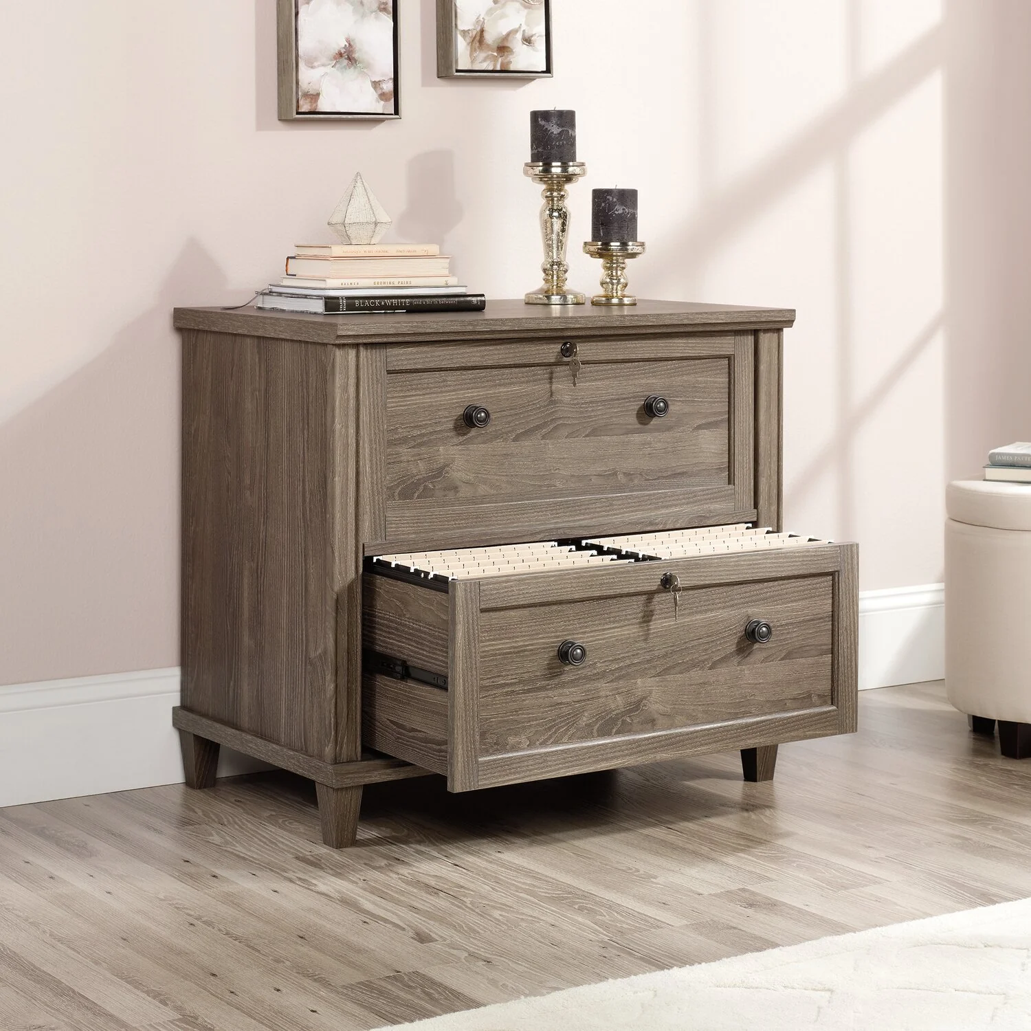 Milner Filing Cabinet - Emery Oak - Image 7